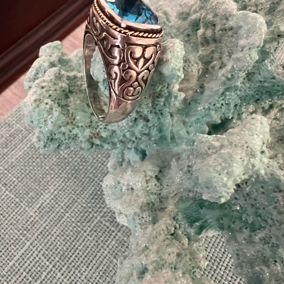 Effy London blue topaz ring 💍 - Picture 6 of 9